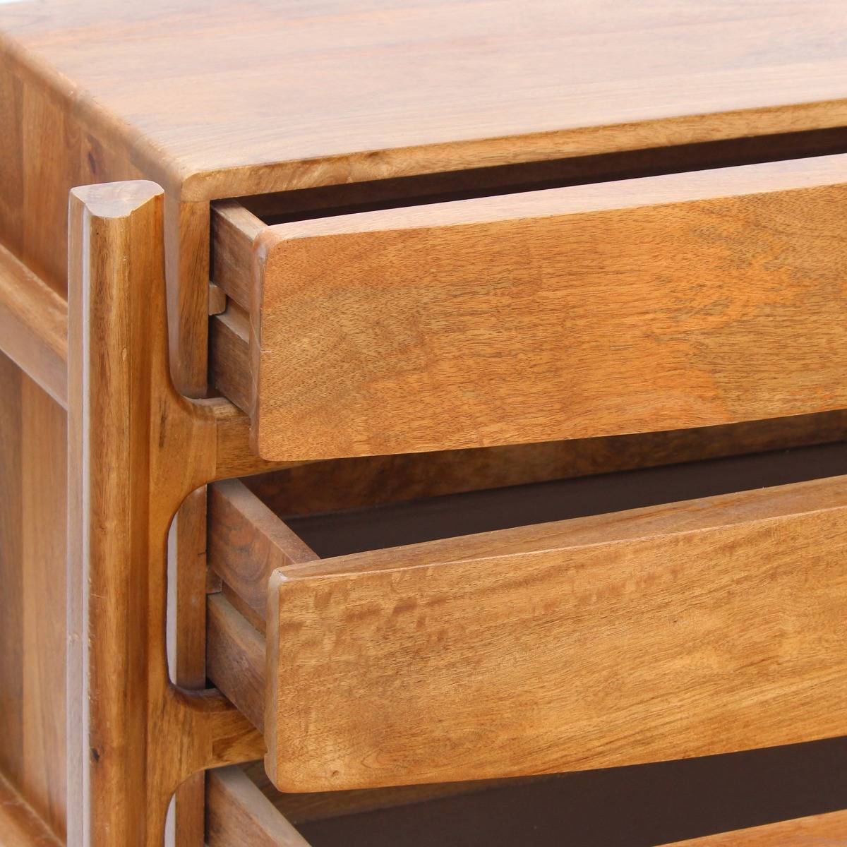 Commode en bois de manguier ROSANA bois clair, MADE IN MEUBLES