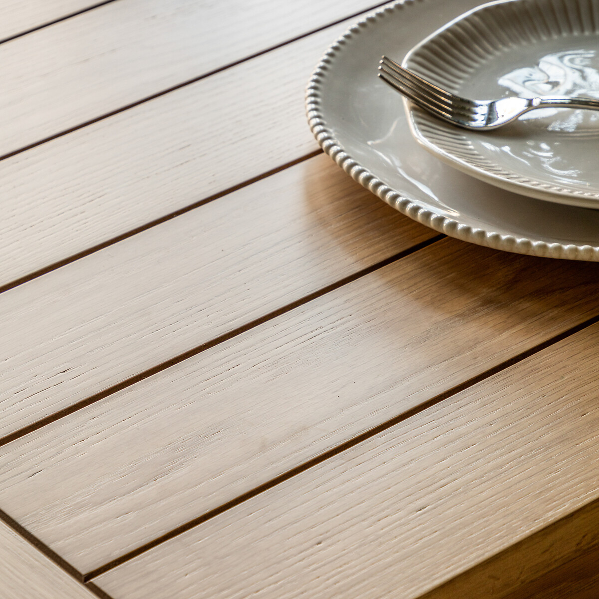 Ende Shaker-Style Oak Extendable Farmhouse Dining Table (Seats 6 -10) natural, ÉDITÉ