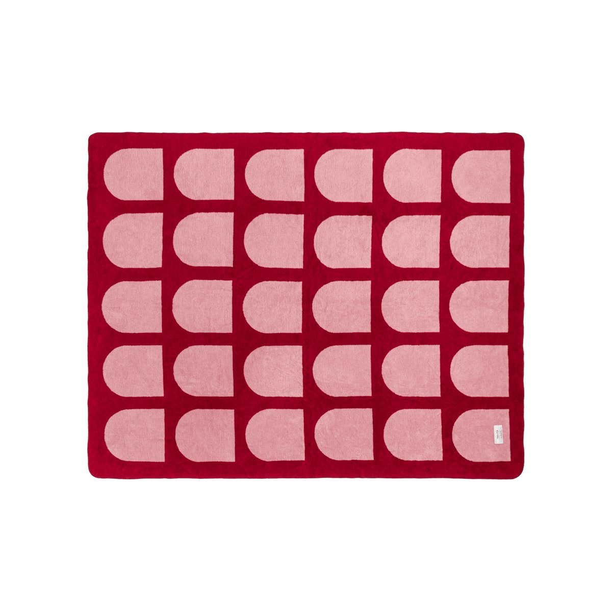 Plaid GILLI jus de cerise, NOO.MA