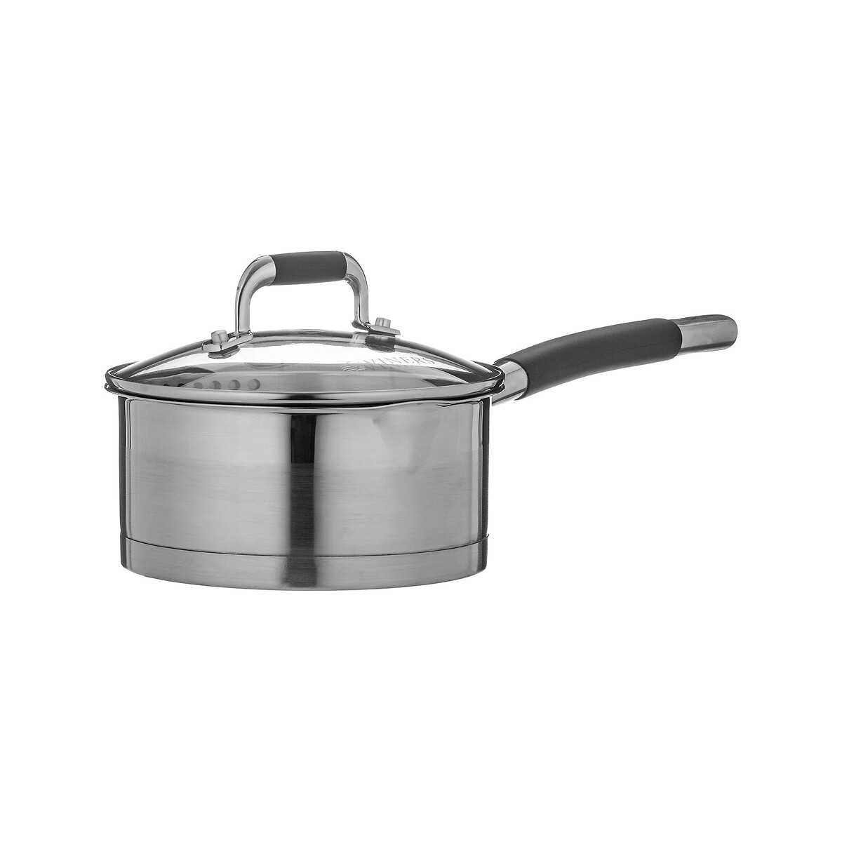 Select 16cm Stainless Steel Sauce Pan black, VINERS