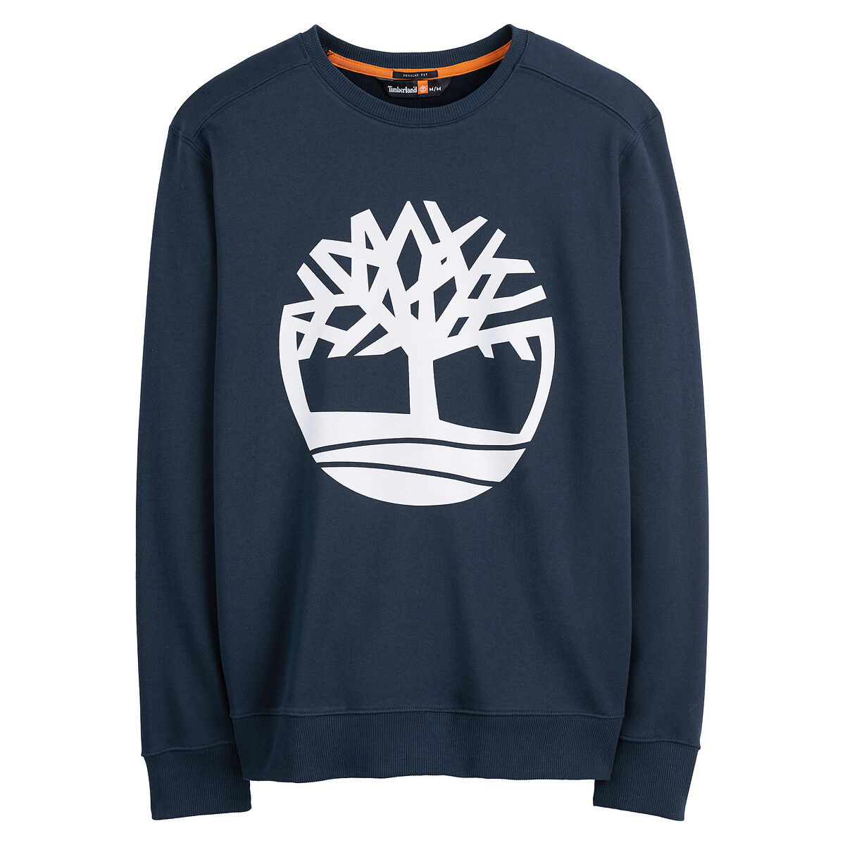 Sweat col rond tree logo bleu marine, TIMBERLAND