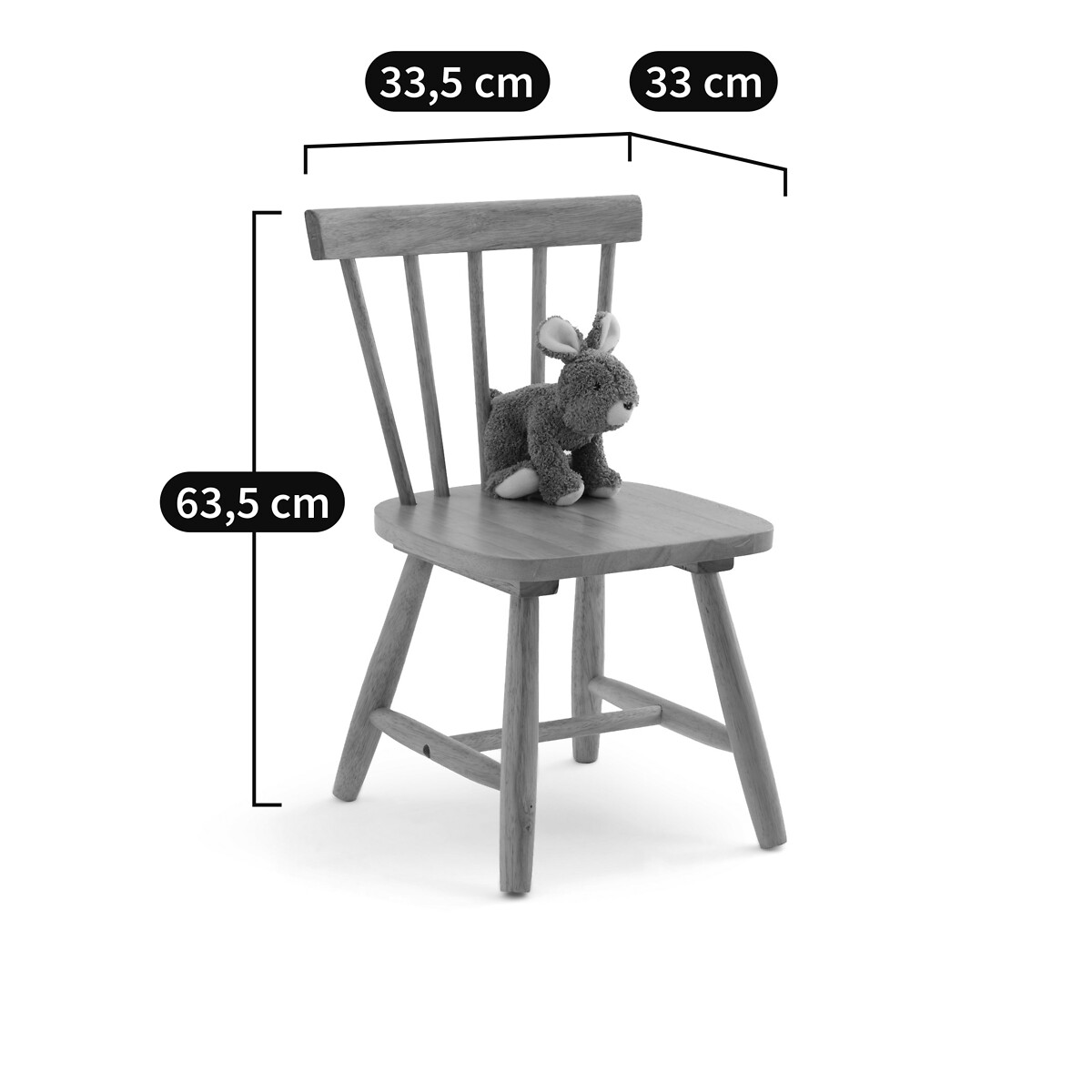 Jimi Child's Bar Seat natural, LA REDOUTE INTERIEURS