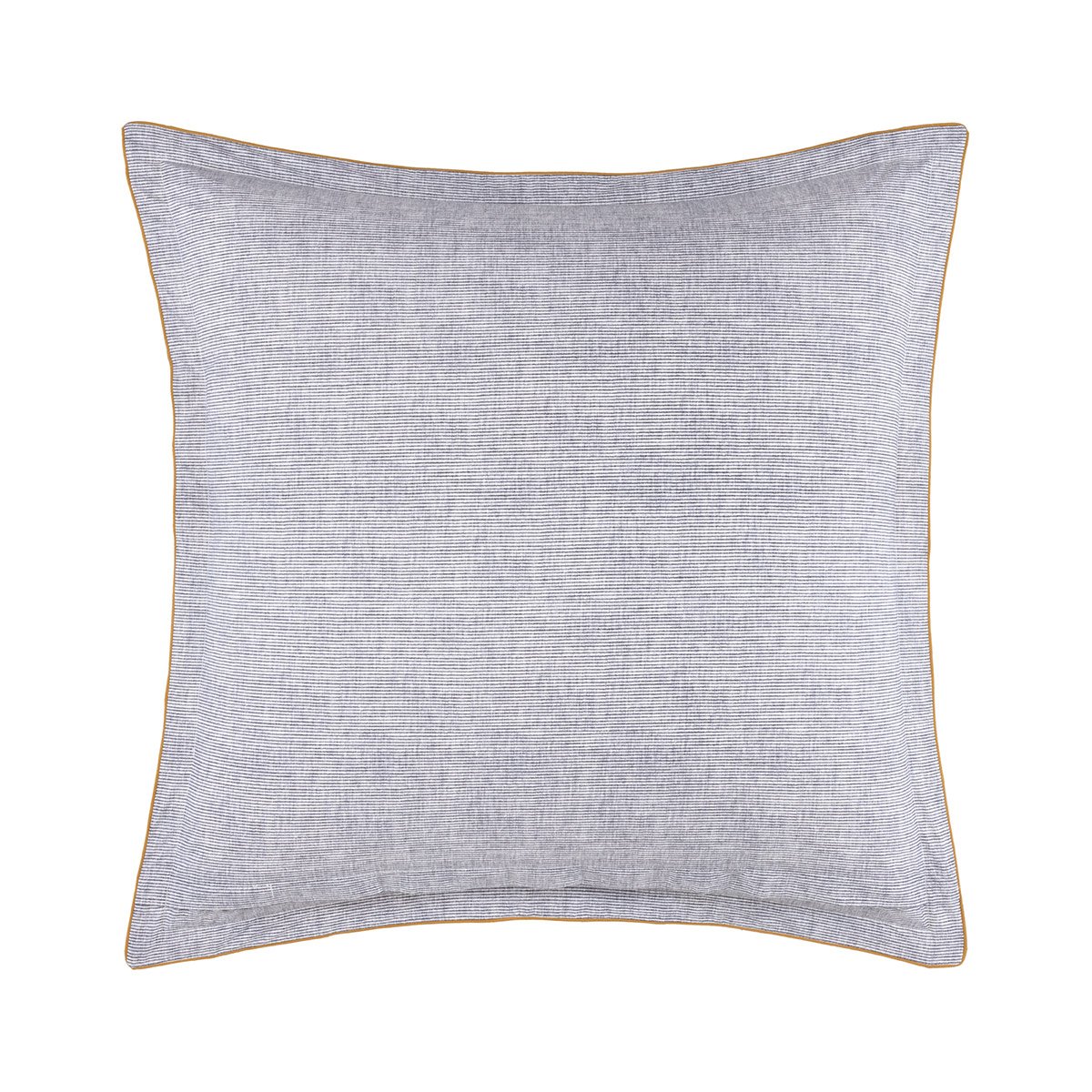 Taie d'oreiller en percale de coton bleu, HEURE BLEUE a motif, DESFORGES