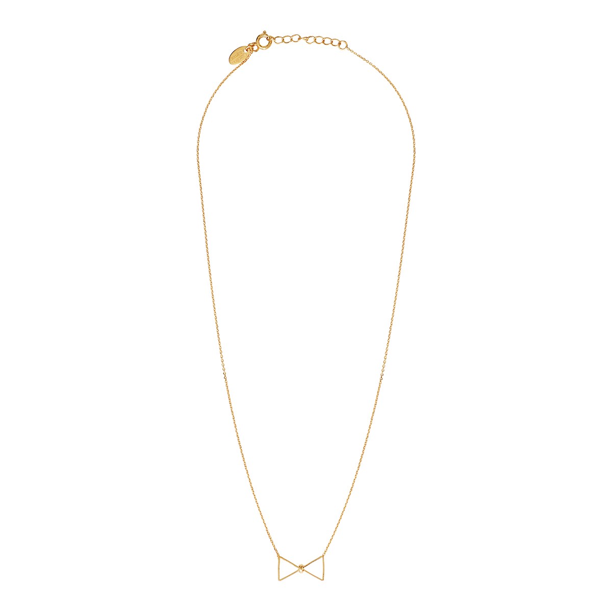 Collier doré grand modele - nœud pap doré, CAROLINE NAJMAN