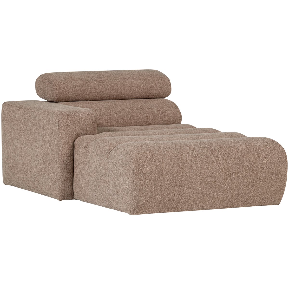 Élément meridienne gauche en tissu NOVI taupe, WOOOD