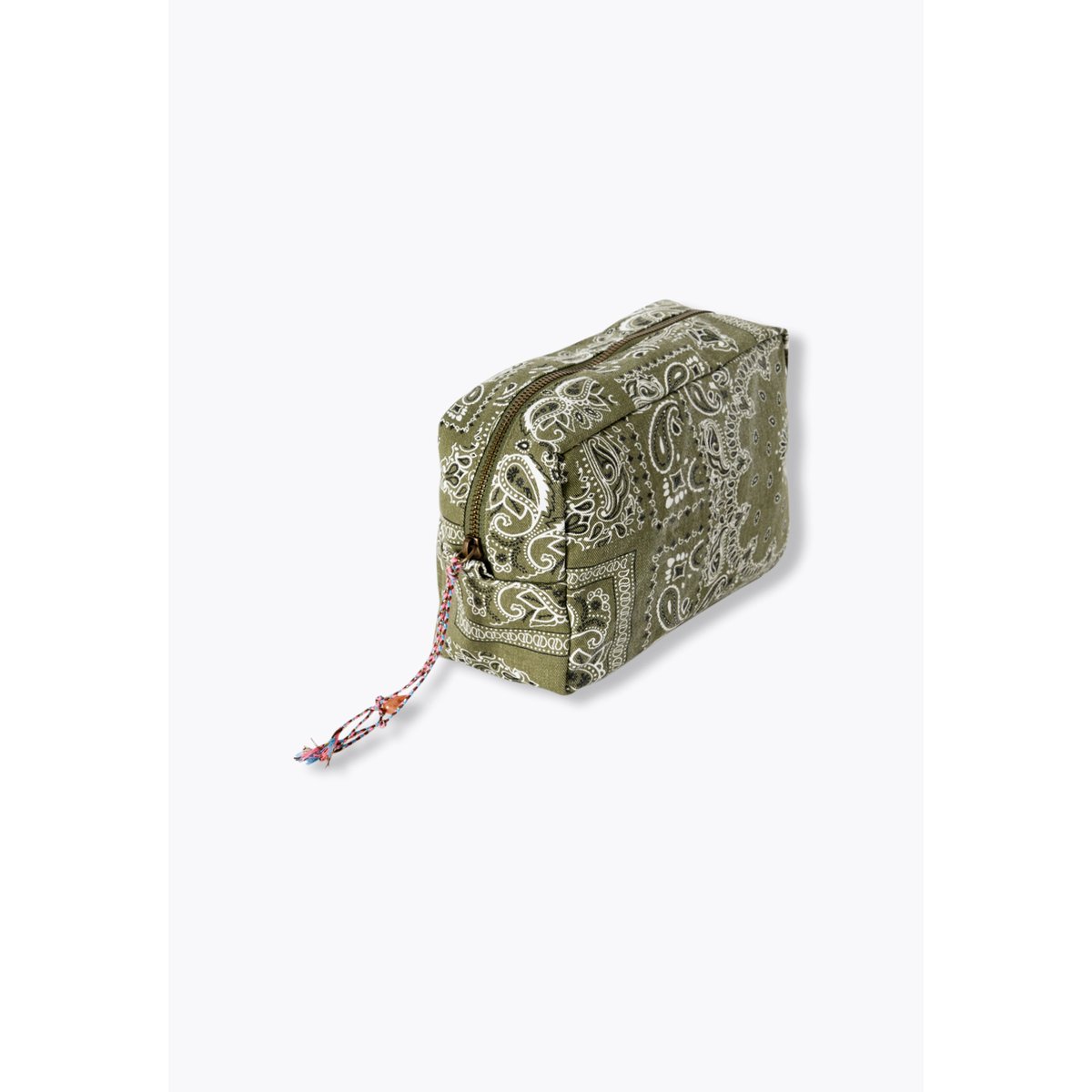 Trousse zippée motif bandana kaki, PROMOD
