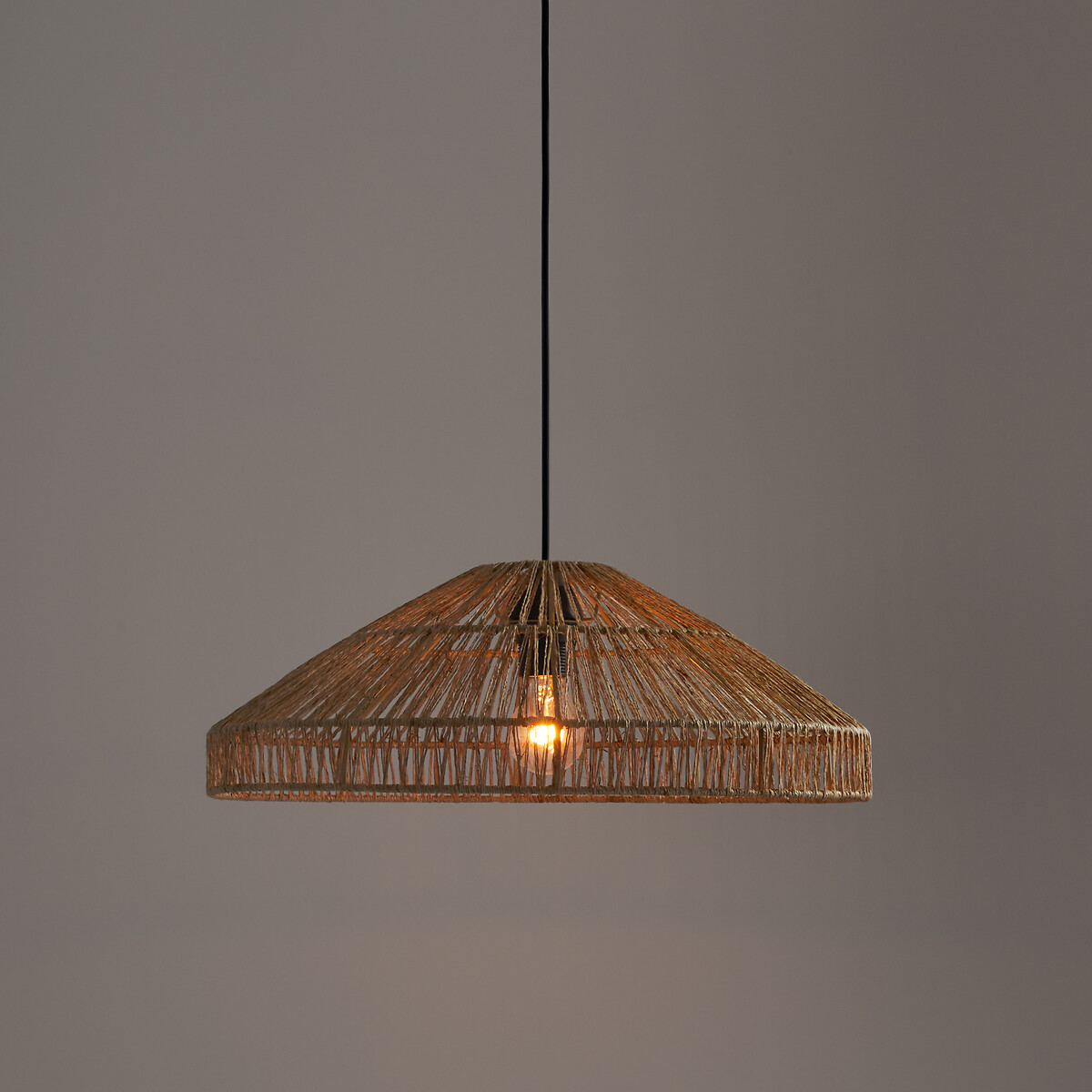 Lámpara de techo Ø50 cm, Yaku natural, LA REDOUTE INTERIEURS