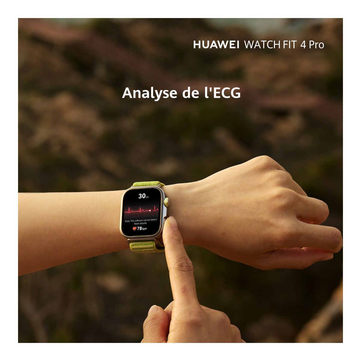 Montre connectée Watch Fit 4 Pro Noir noir, HUAWEI