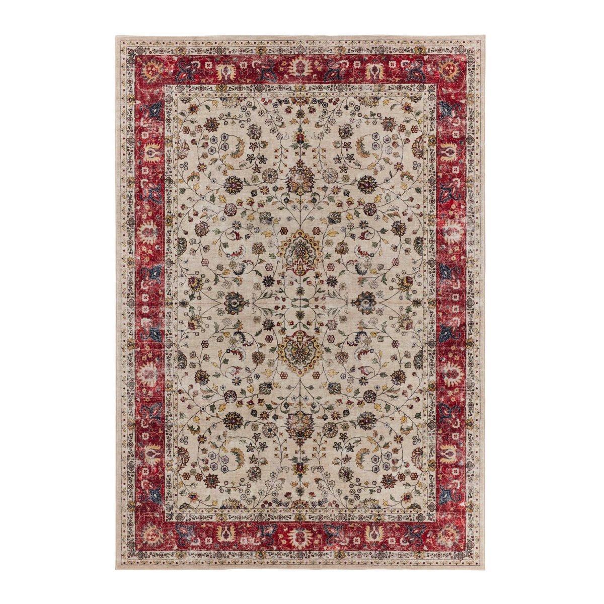 Tapis intérieur rectangulaire vintage IVO multicolore, SWEEEK