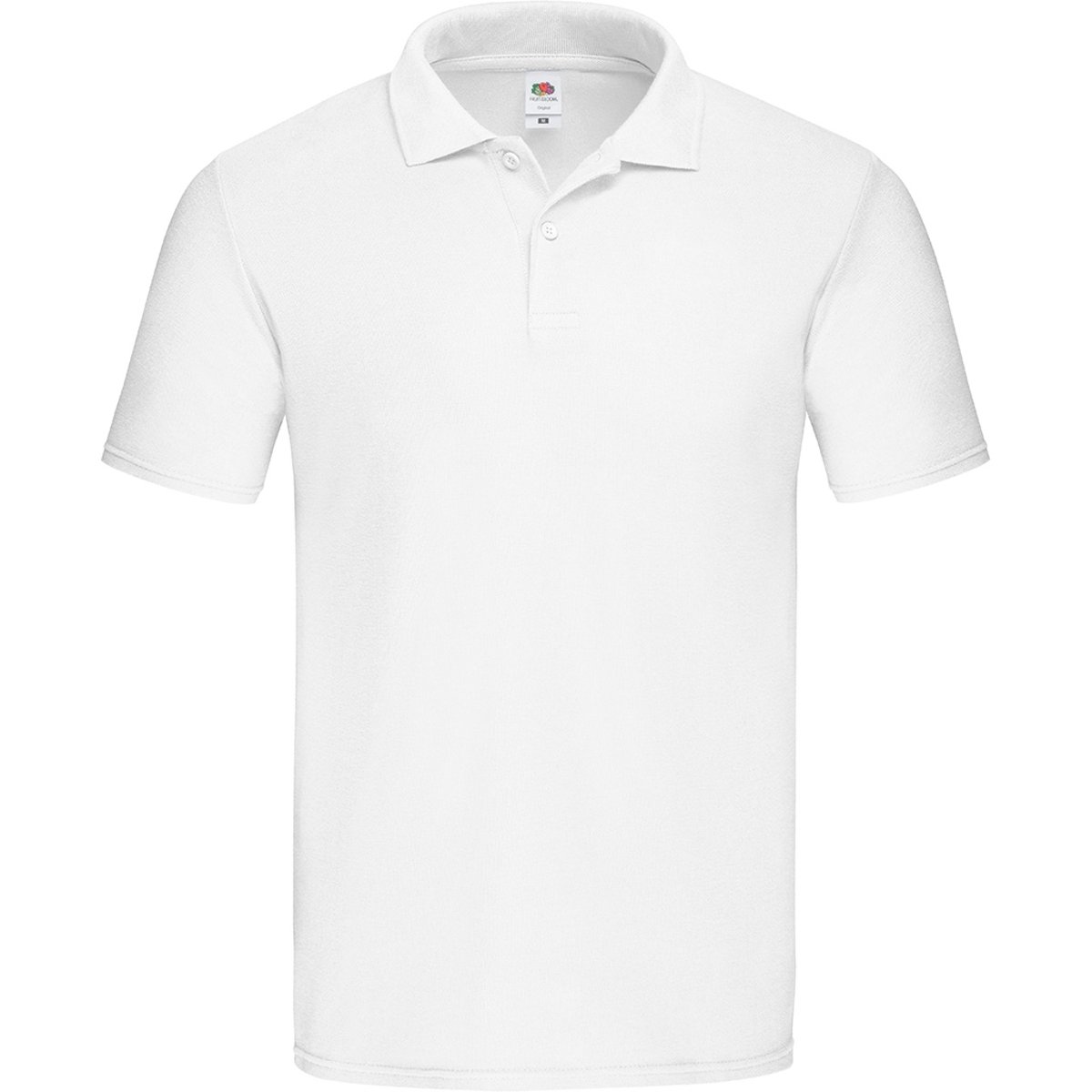 Polo ORIGINAL PIQUE blanc, FRUIT OF THE LOOM