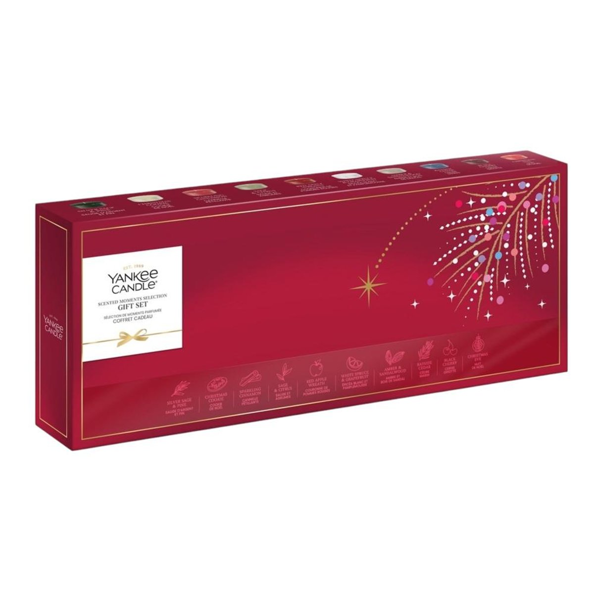 Coffret cadeau sélection de moments parfumés 10 bougies multicolore, YANKEE CANDLE
