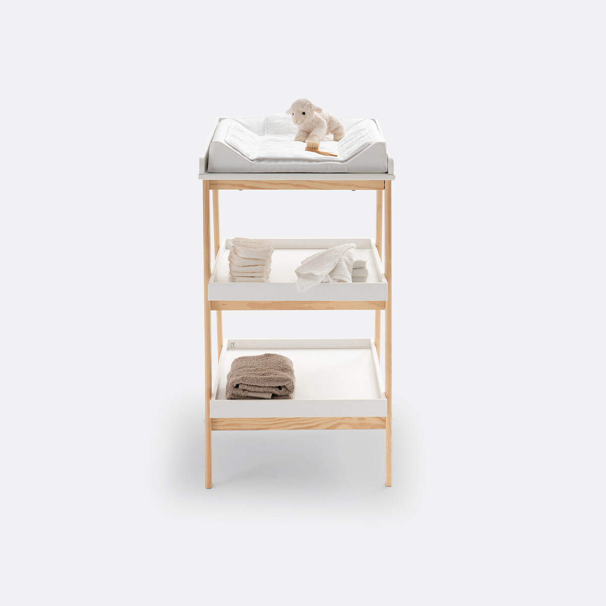 Fasciatoio Oréade bianco/legno, LA REDOUTE INTERIEURS