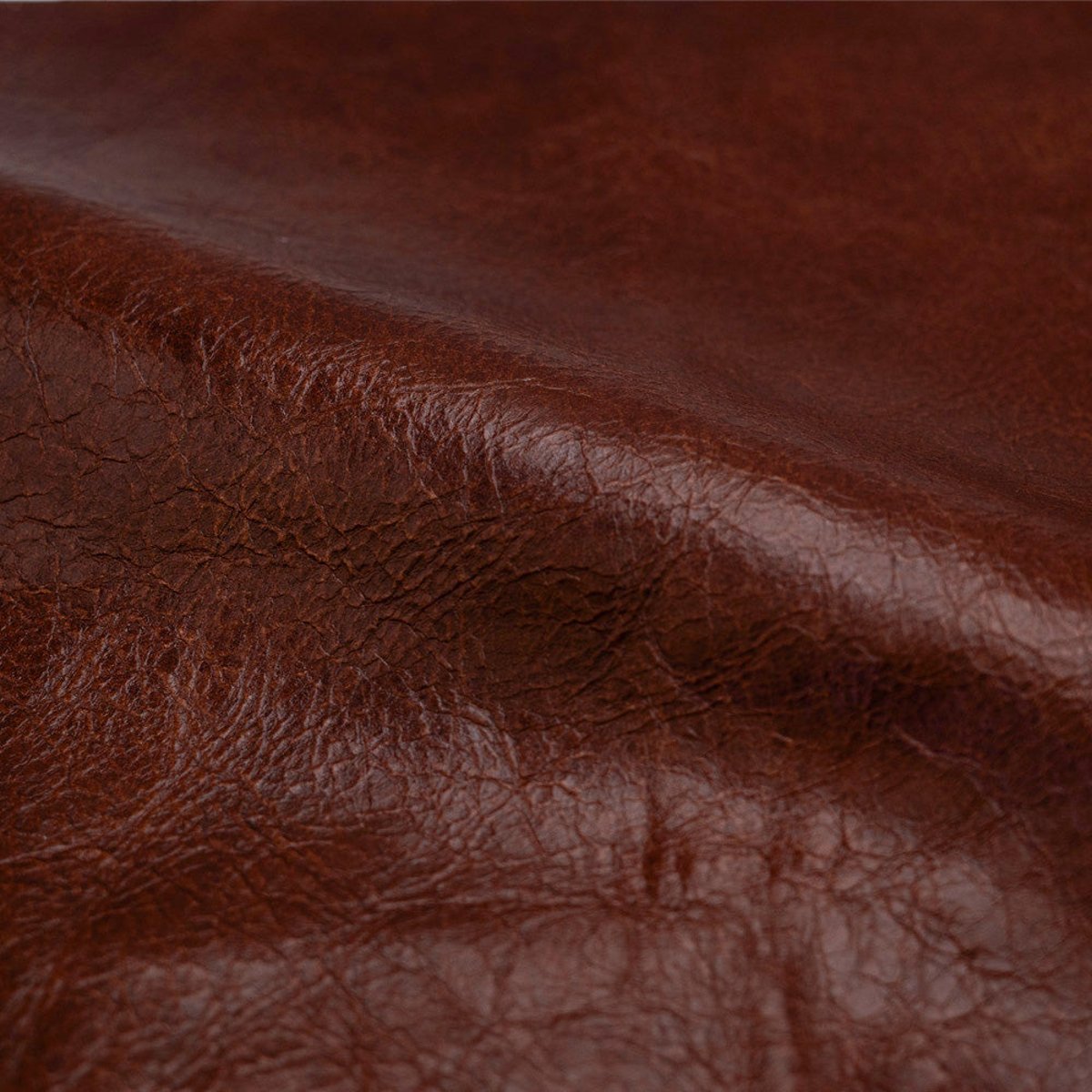 Lot de 2 chaises en cuir de buffle - CÉLESTIN marron rouge, MAISON PAVANE