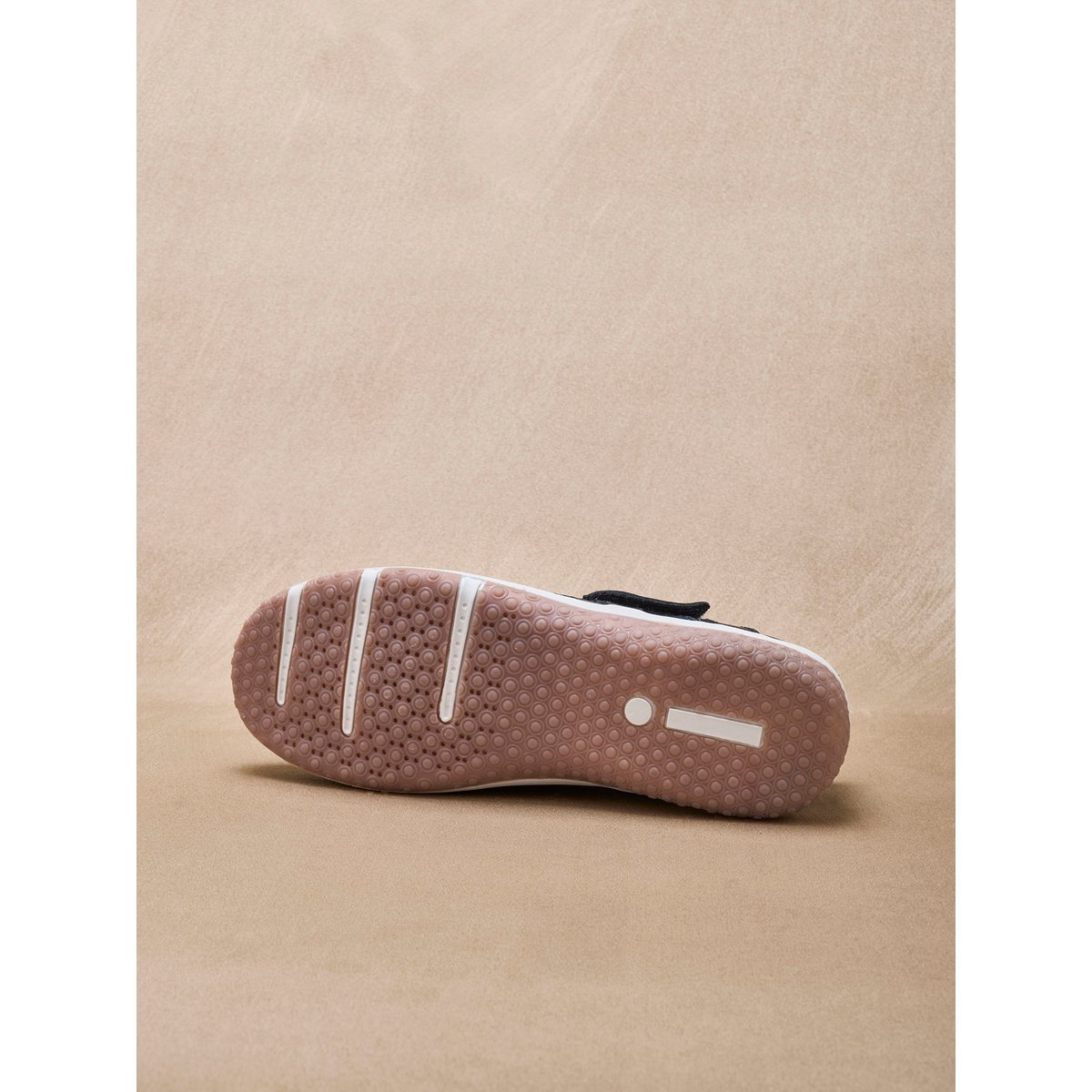 Babies patte scratch cuir ajouré marine, PEDICONFORT