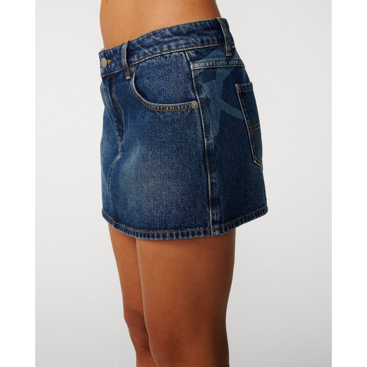 Mini jupe ARCHIVE DEMIN dusty blue, RIP CURL