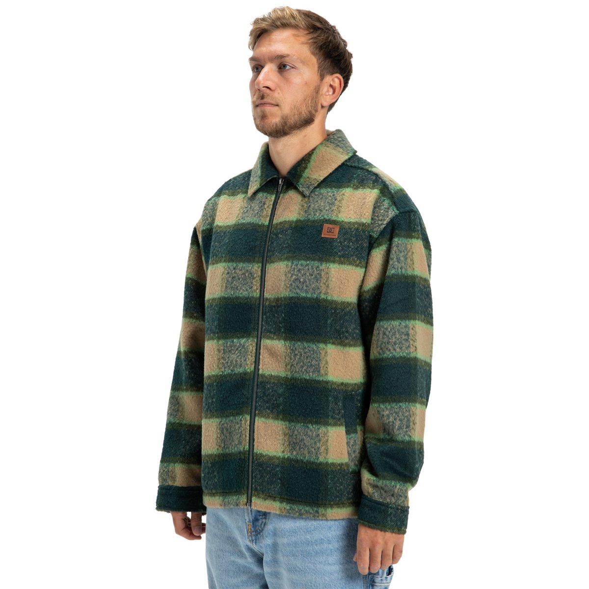 Surchemise HENDERSON. vert ponderosa pine, DC SHOES