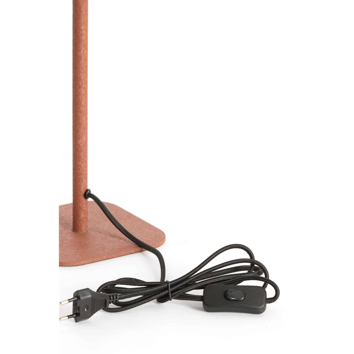 Lampe À Poser Métal ELENIE orange foncé, LIGHT & LIVING 