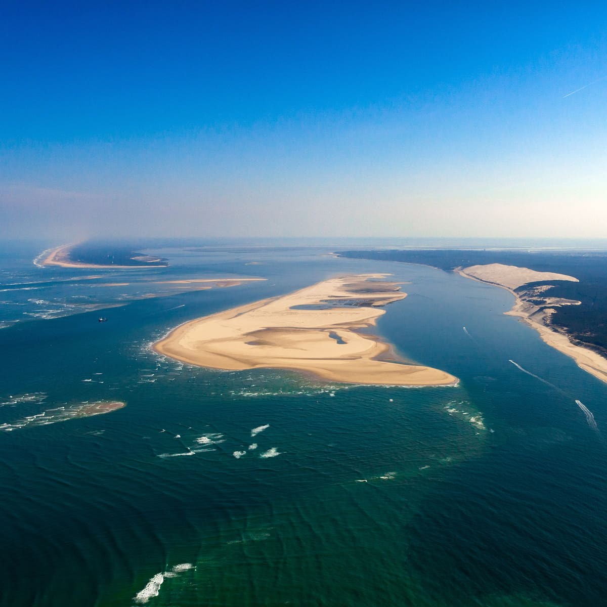 Tableau Mural Vue Ciel Arcachon MER tableaux sur toile-bleu, CEANOTHE