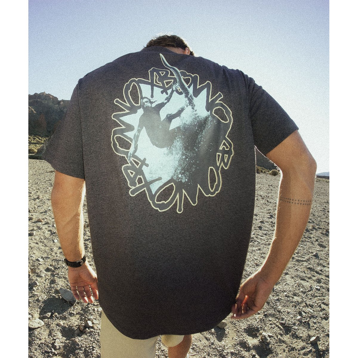 Tee-shirt manches courtes SHRED black, OXBOW