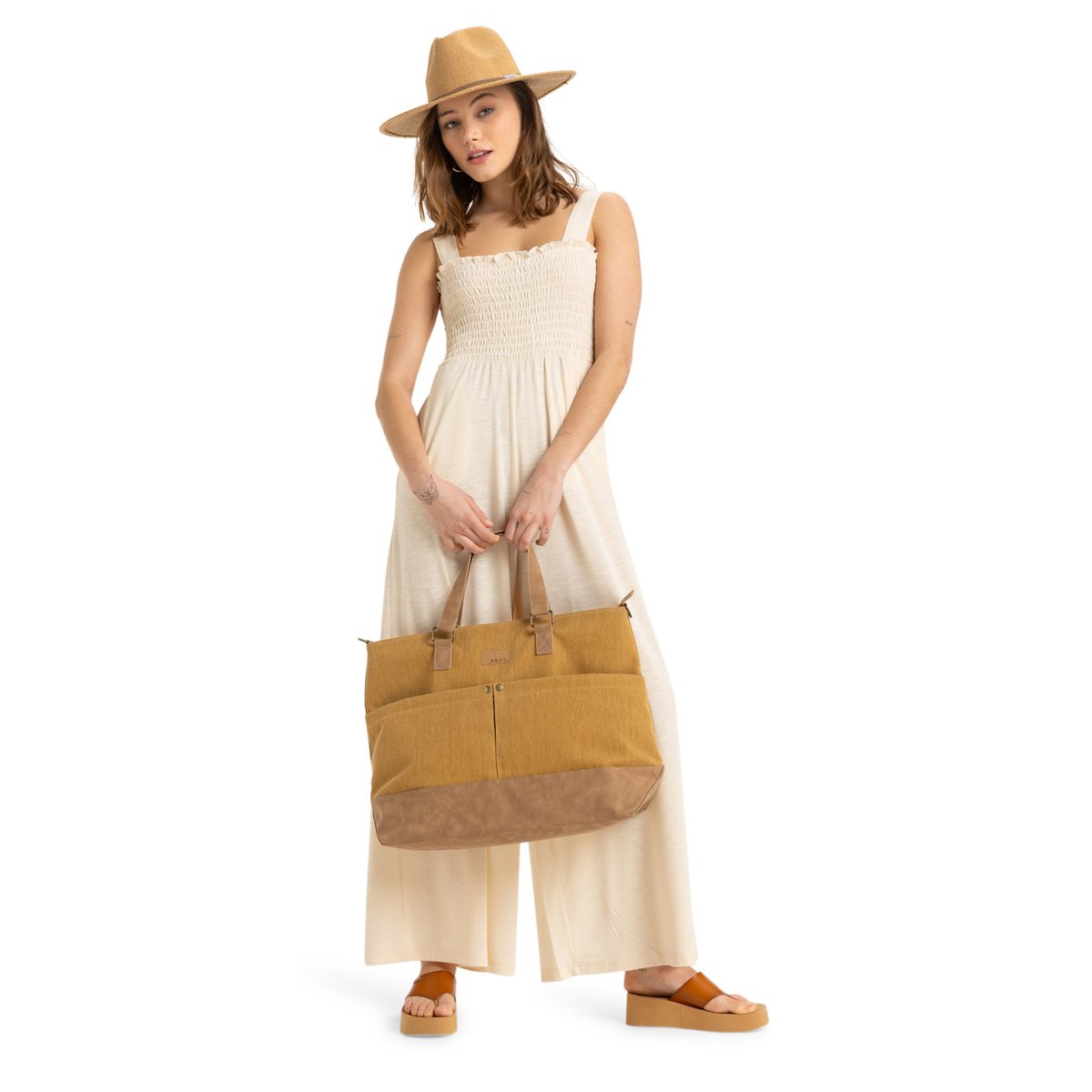 Combinaison JUST PASSING BY. beige parchment, ROXY
