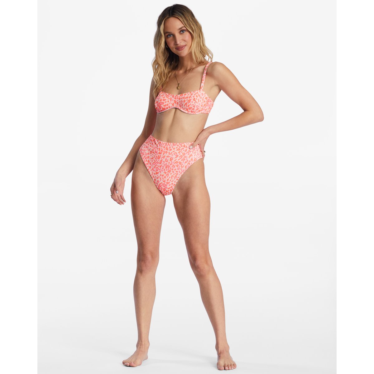 Haut de bikini à armatures LEI LOW OLIVIA rose washed peach, BILLABONG