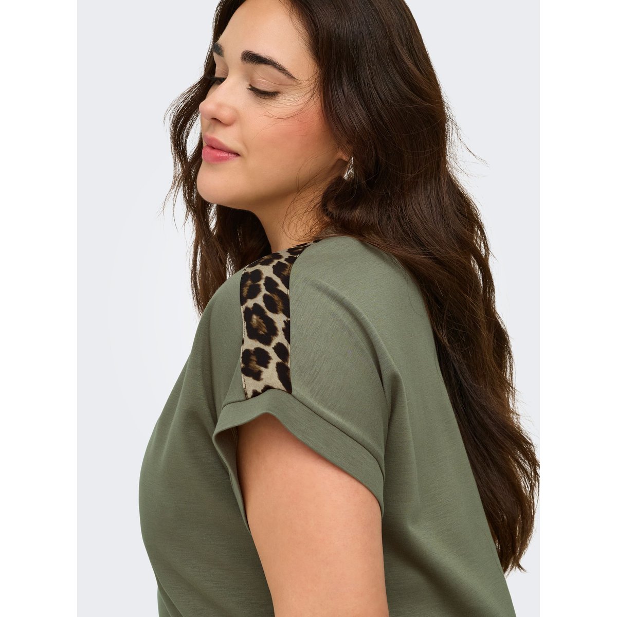 Robe grise - smokey olive, ONLY CARMAKOMA