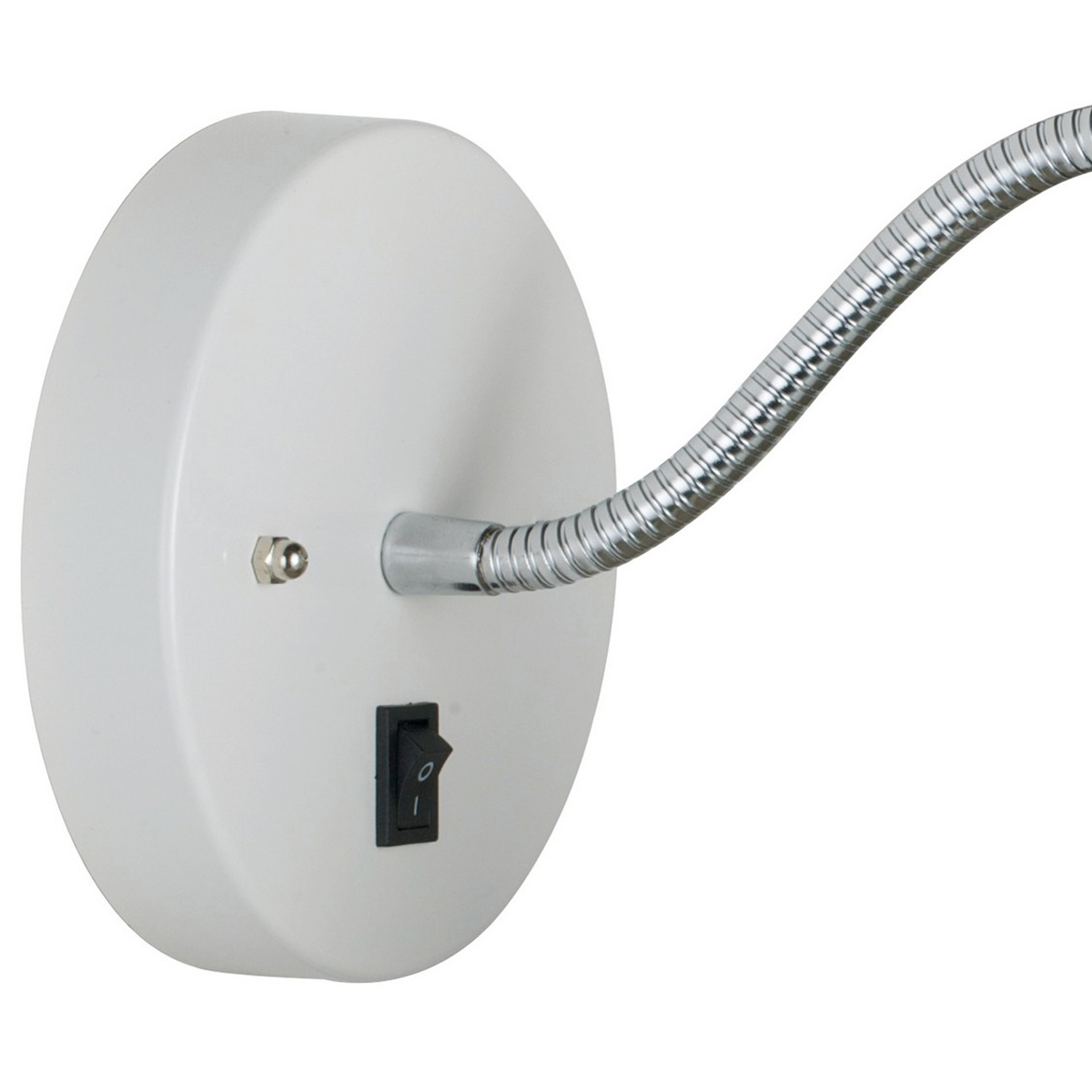 Applique murale classique bras flexibles en métal et plastique, CYCLONE blanc, NORDLUX