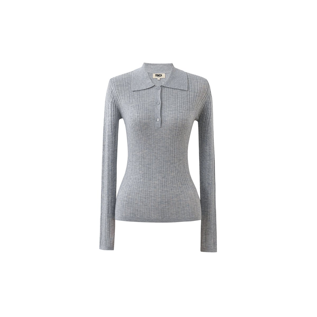 Top CHARTREUX gris, FRNCH