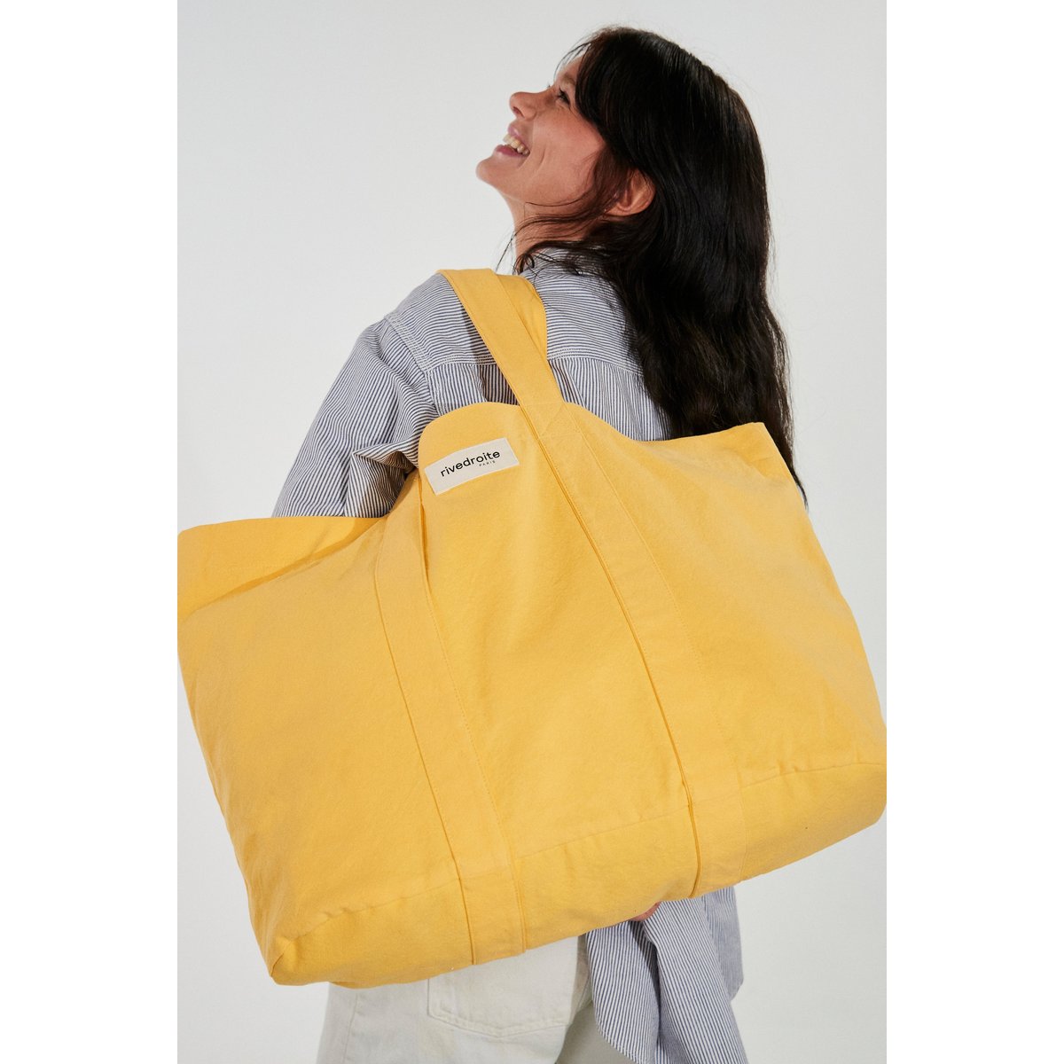 Sac de plage MARCEL XS jaune sunny, RIVEDROITE