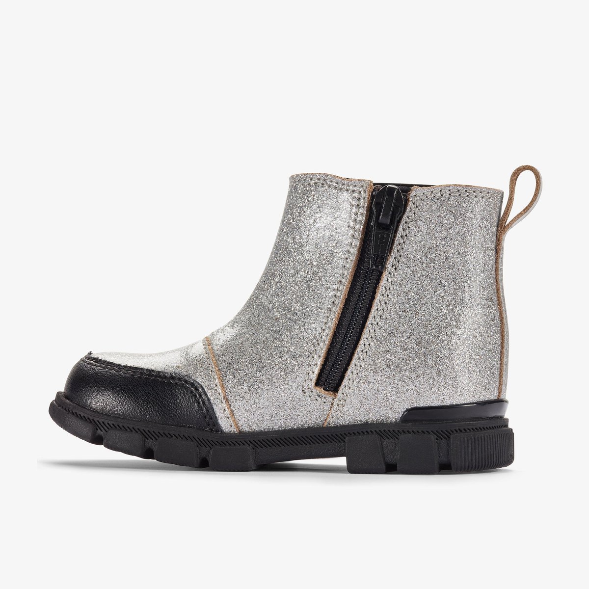 Boots Cuir EVYN CHELSEA T gris, CLARKS