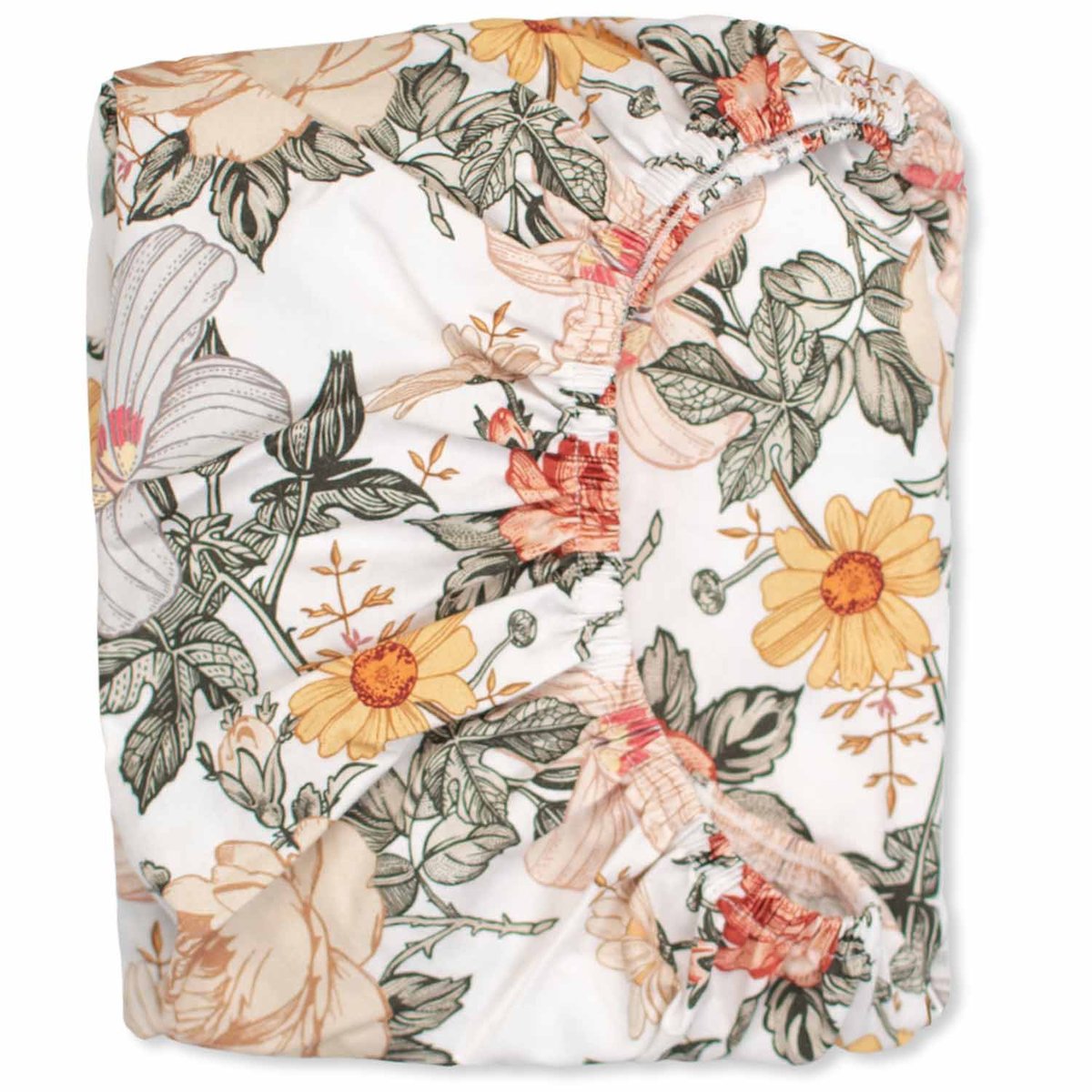 Drap-housse en satin de coton NÉO VINTAGE multicolore, SEVIRA KIDS