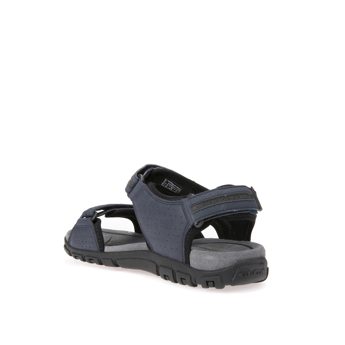 Sandalias transpirables Strada gris/azul oscuro, GEOX