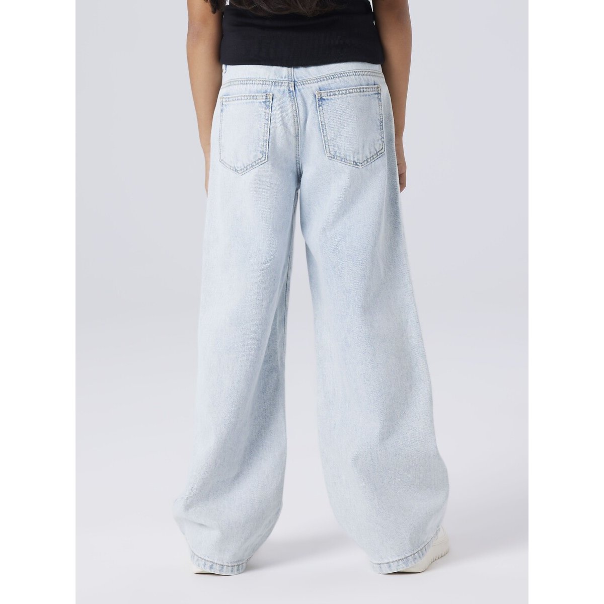 Jeans larghi denim blu chiaro, NAME IT