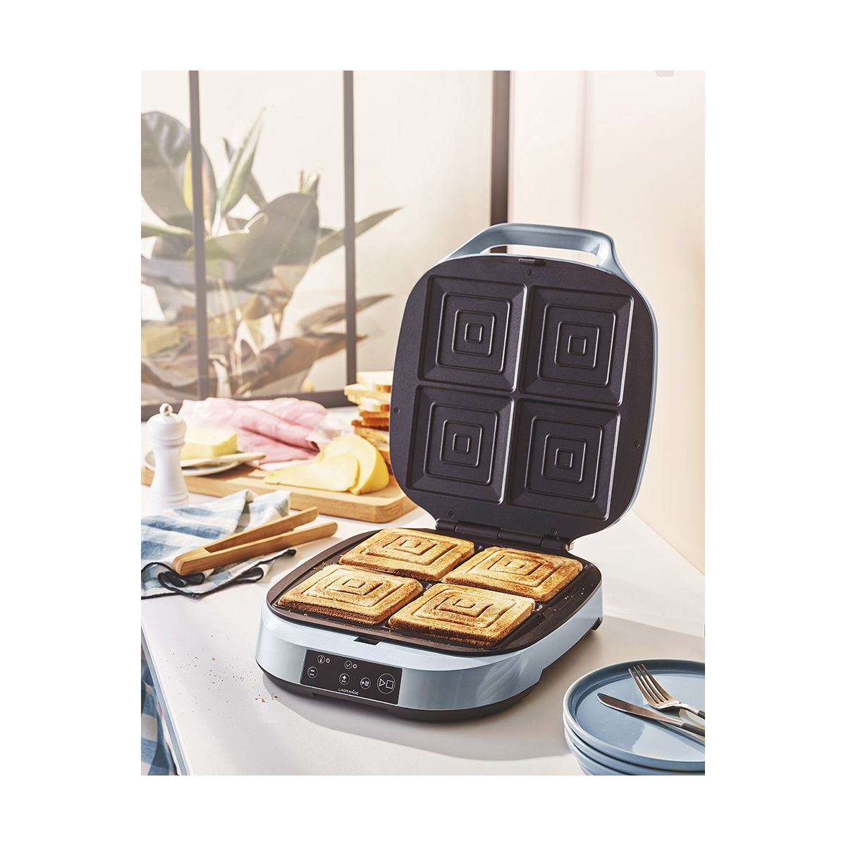 Croque monsieur Croq'y 4 basalte mã©tallisã©, LAGRANGE