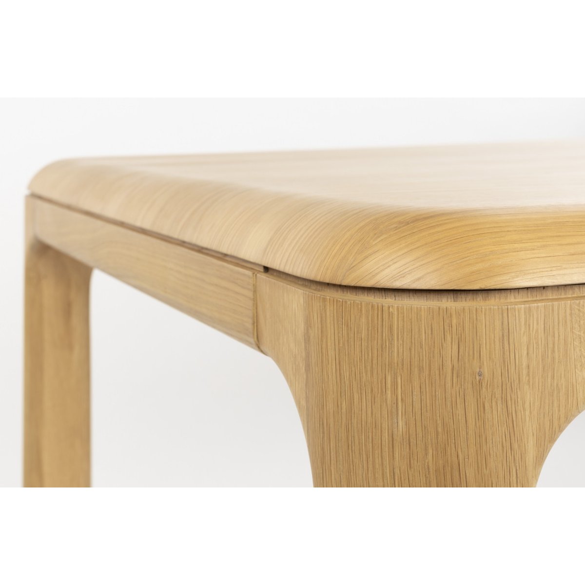 Table à manger carré en bois, L.180 , OEVER beige, ZUIVER