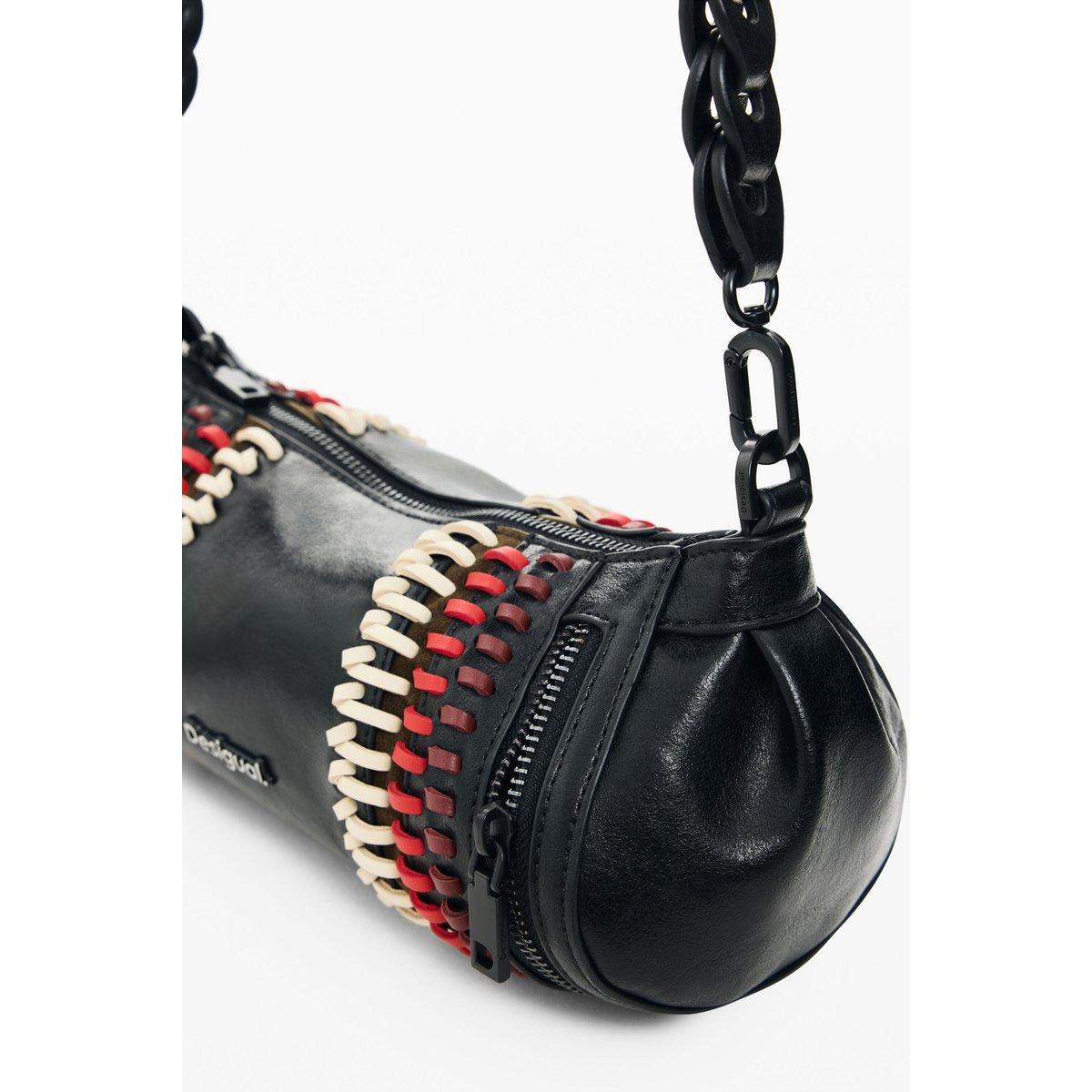 Sac matelassé moyen noir, DESIGUAL