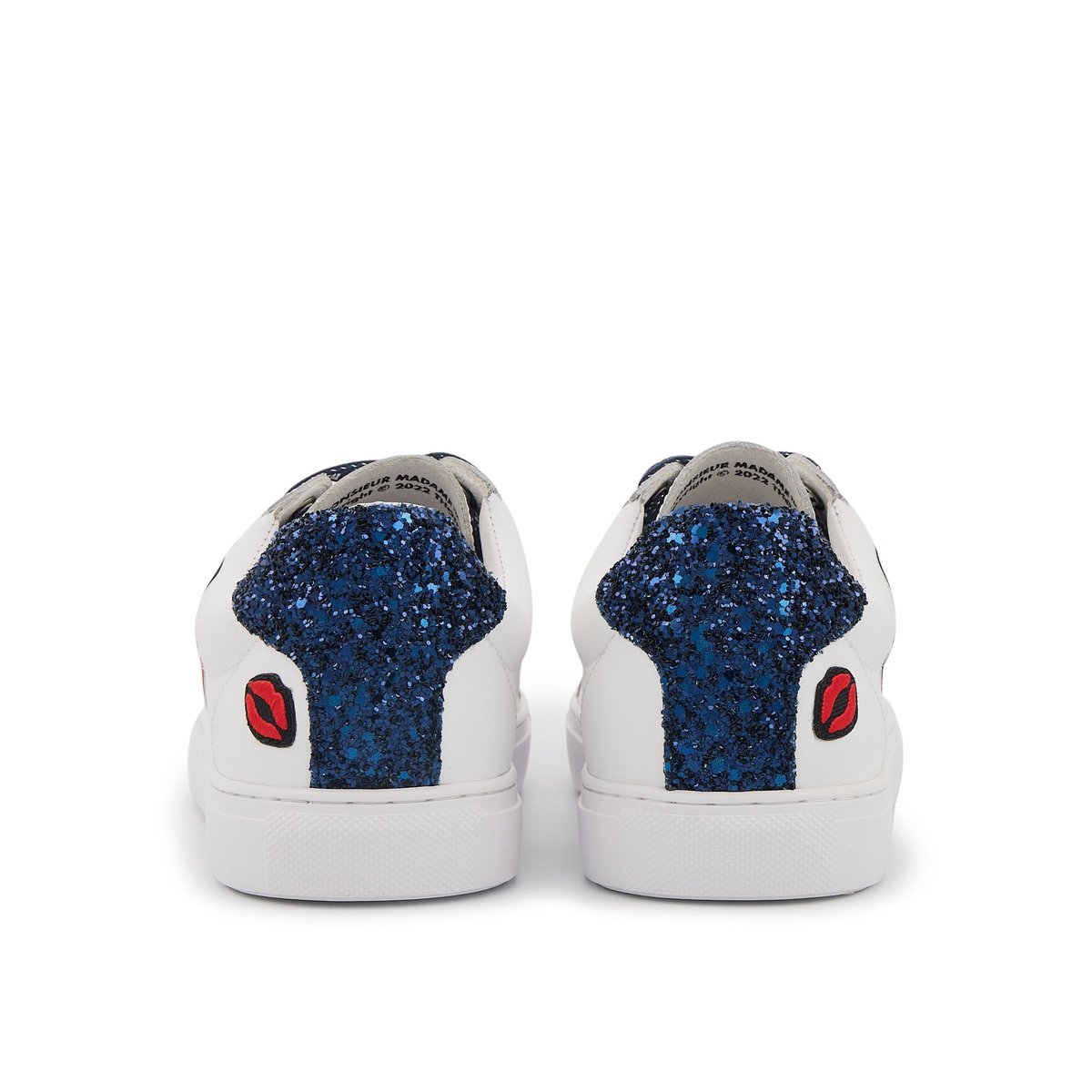 Baskets En Cuir Simone Monsieur Madame My Best Life blanc, BONS BAISERS