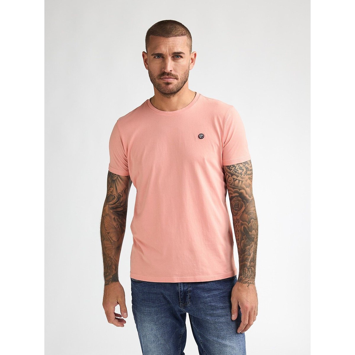 T-shirt uni corail, PETROL INDUSTRIES