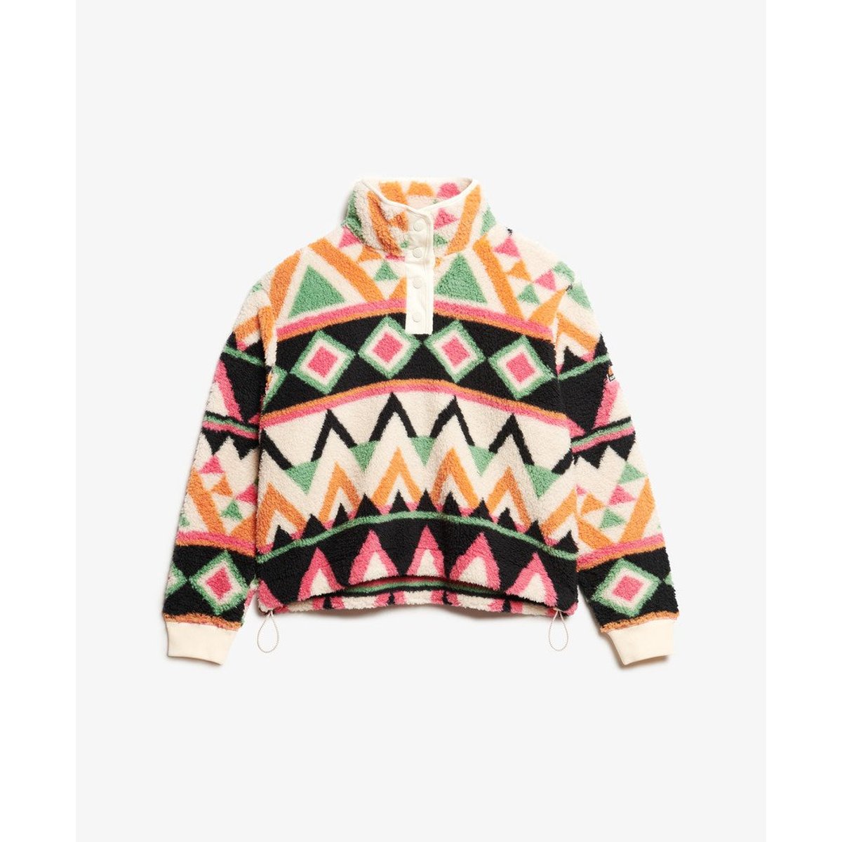 Sweat imprimé imprimé éponge crème, SUPERDRY