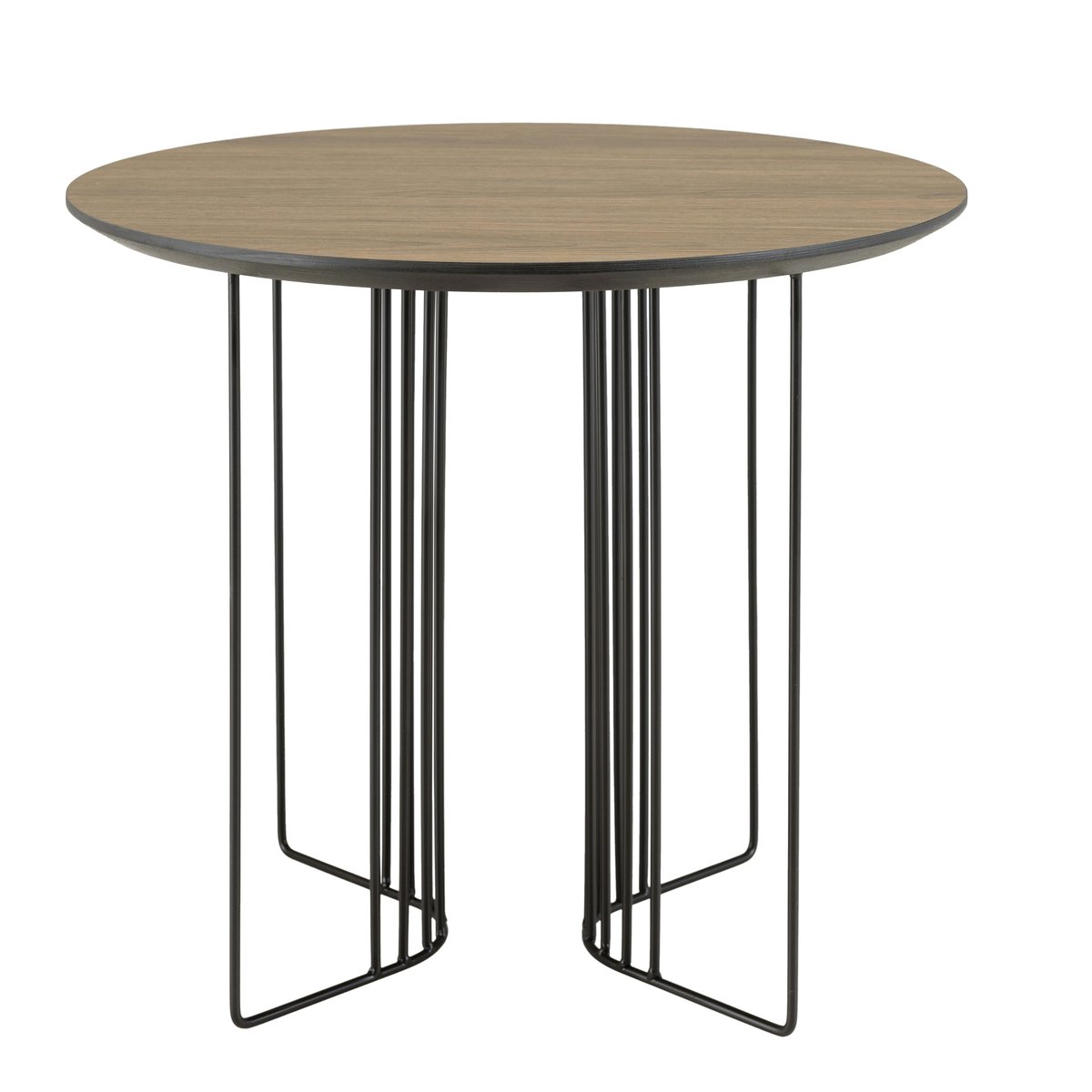 Table d'appoint ronde pieds modernes  LANDAISE bois naturel, PIER IMPORT
