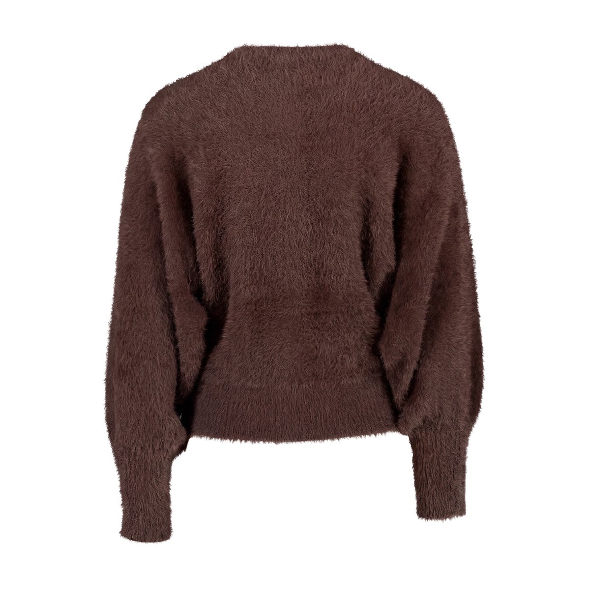 Cardigan en maille à manches chauve-souris chocolate plum, ZERO