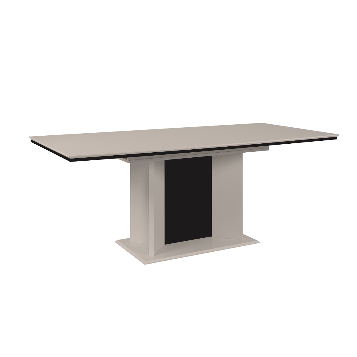 Table extensible auto - NOVARA taupe / noir, CALICOSY