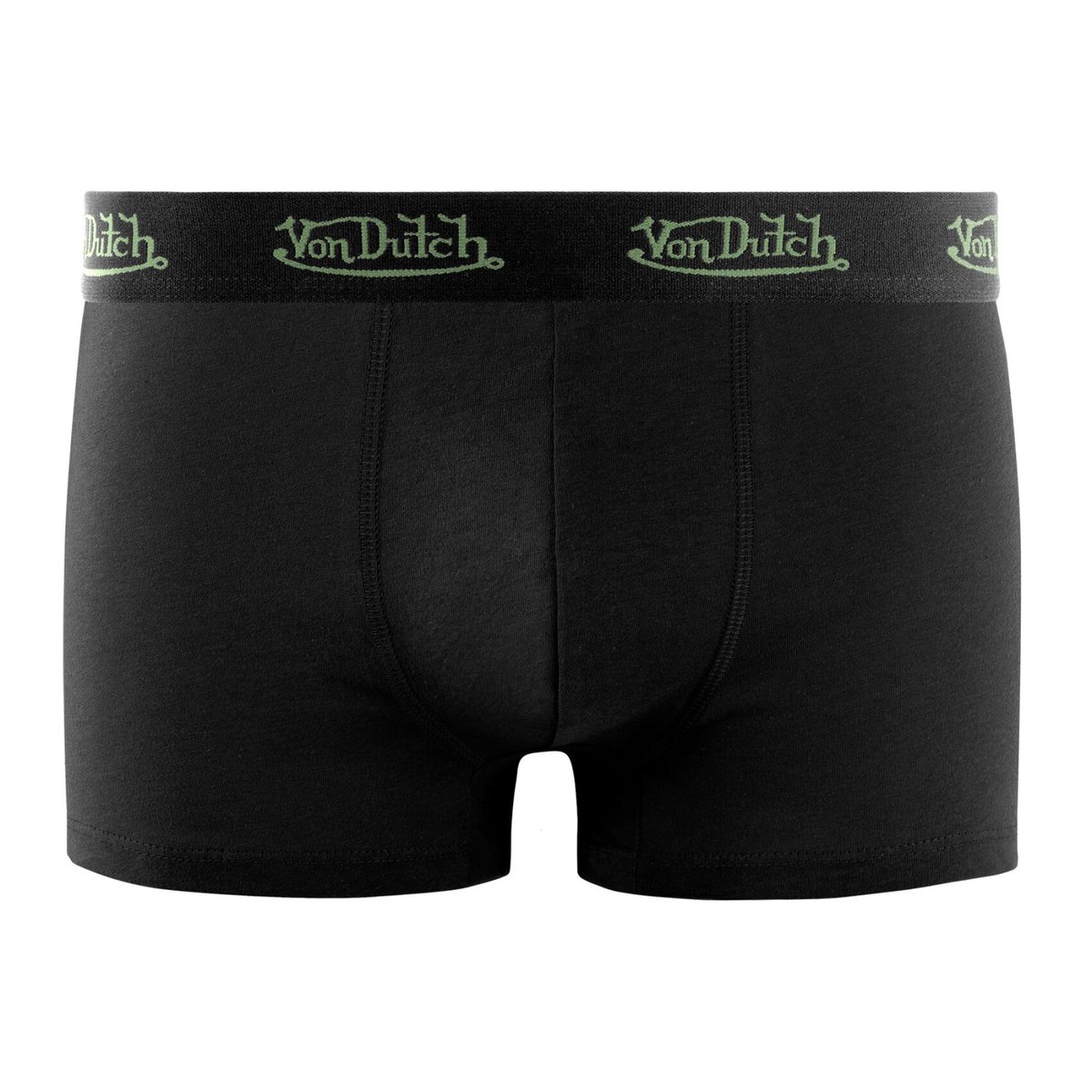 Lot De 6 Boxers Coton noir/blanc/gris/kaki, VON DUTCH