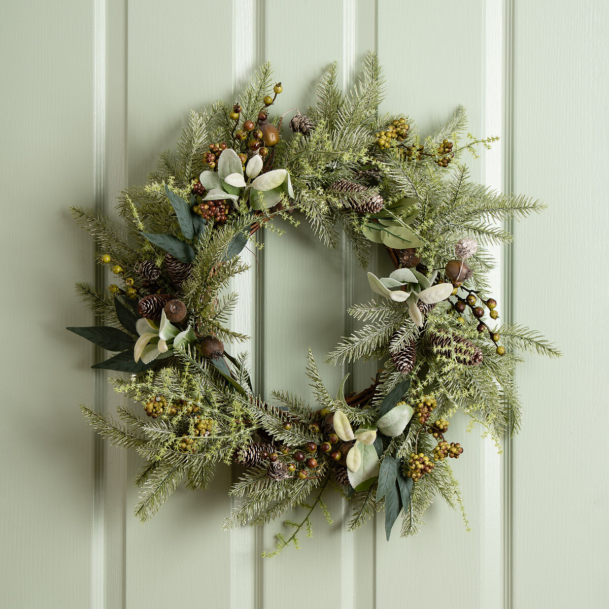 60cm Woodland Greens Wreath green, SO'HOME