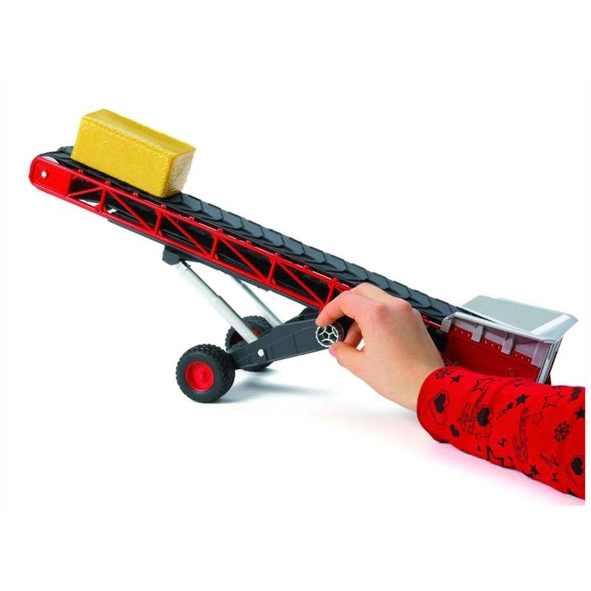Tapis roulant rouge et noir, BRUDER