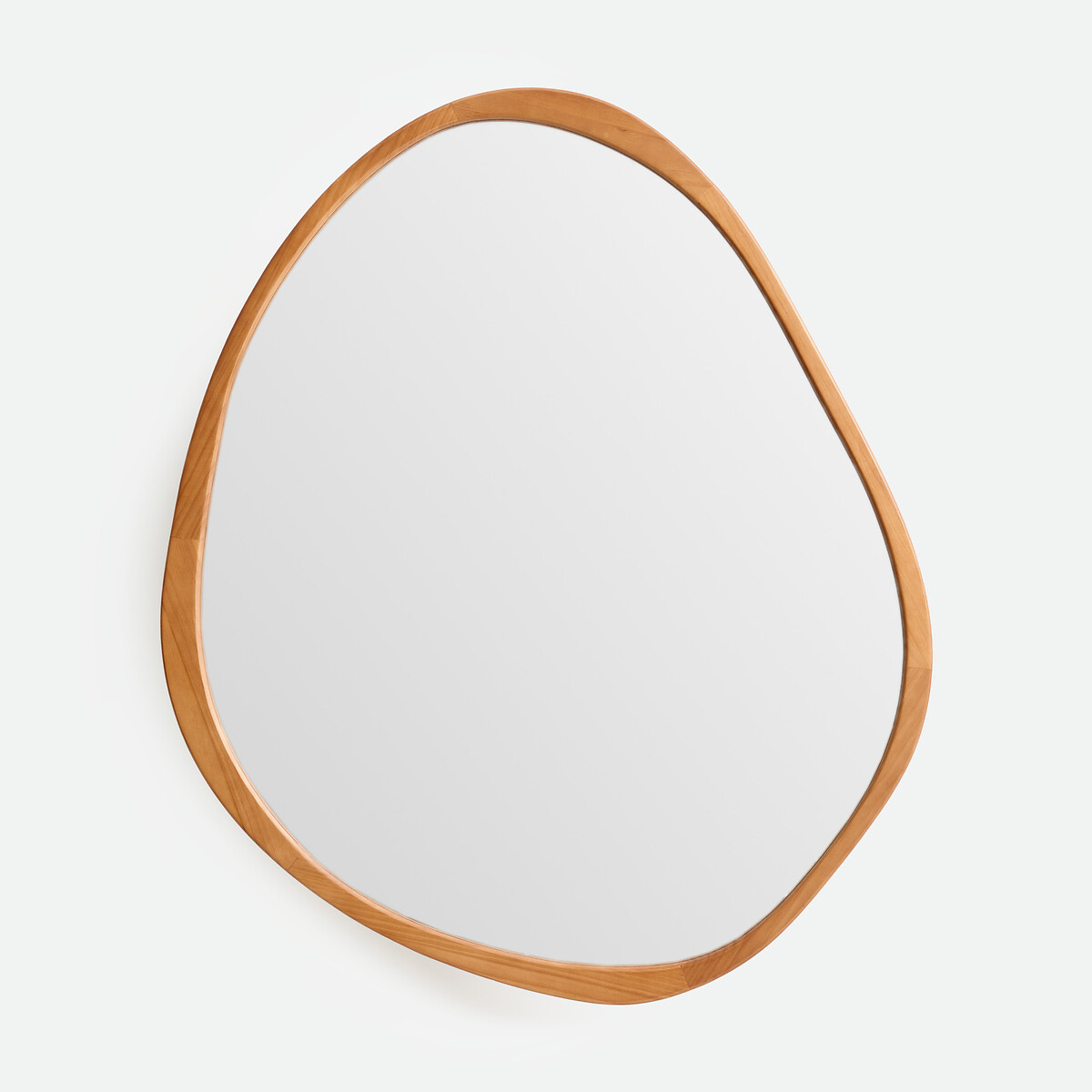 Grand miroir mural, forme organique, diamètre 100 x hauteur 120 cm, ASTIA naturel, LA REDOUTE INTERIEURS