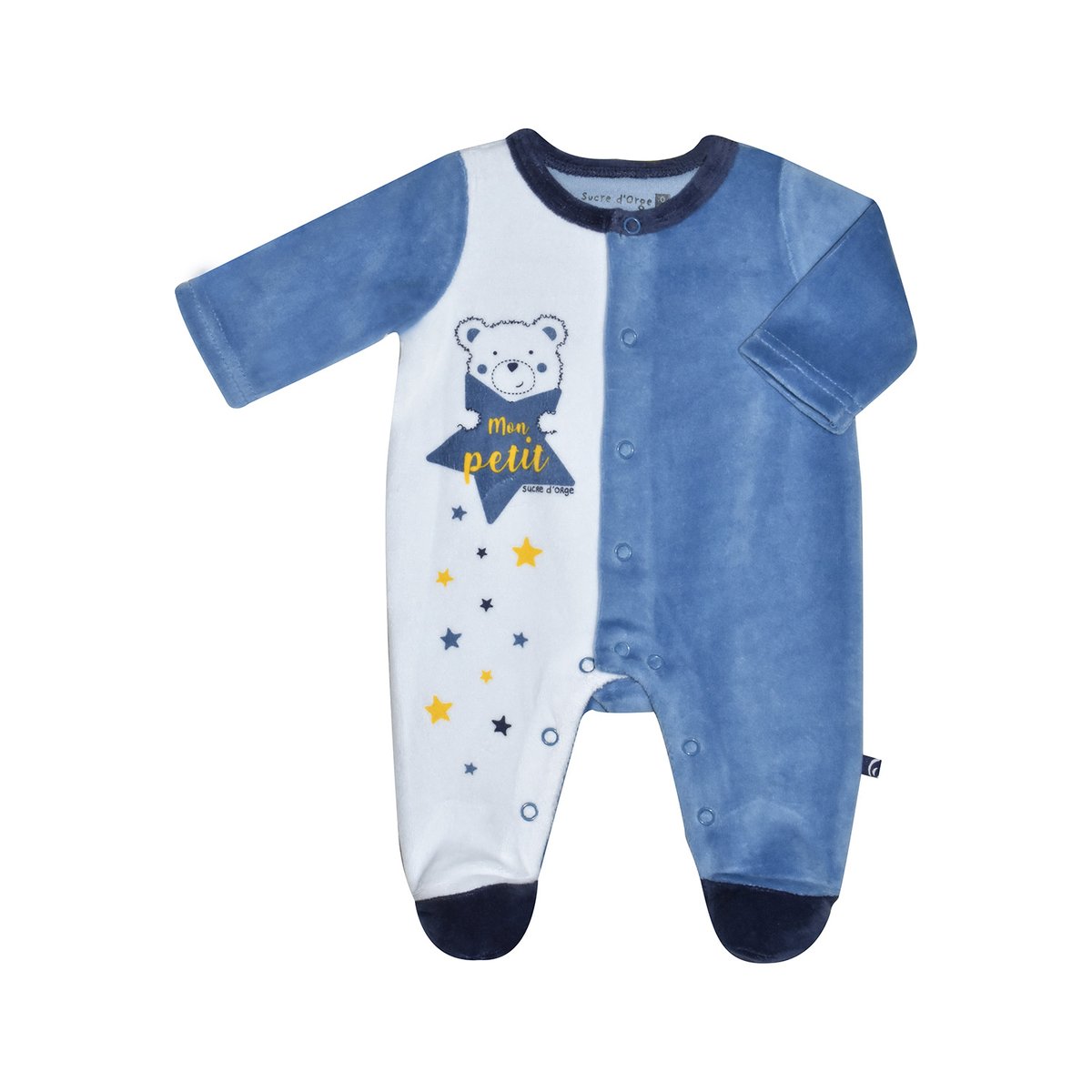 Pyjama naissance fiorino bleu, SUCRE D'ORGE