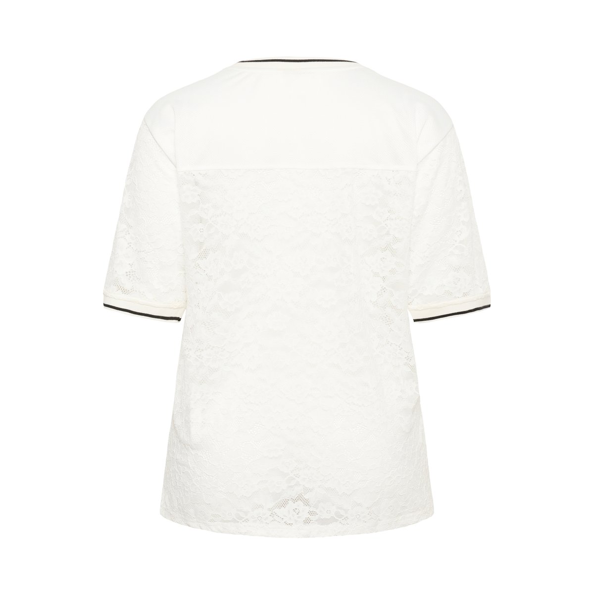 T-shirt à manches courtes blanc chalk, KAFFE CURVE