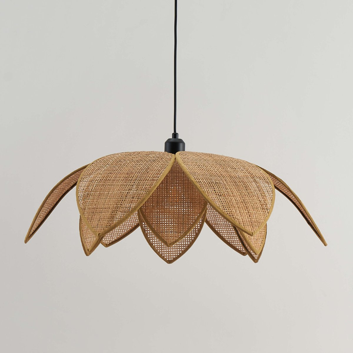 Suspension en rotin tressé - OBLIA beige, KOSILUM