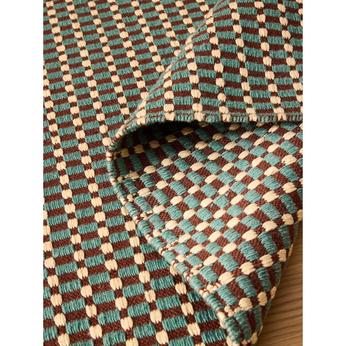 MADE.COM Ember Rug teal, MADE